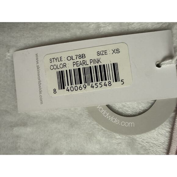 Skin Worldwide Organic Pima Cotton Gracelynne Bralette Size XS Pearl Pink NWT - Picture 4 of 7